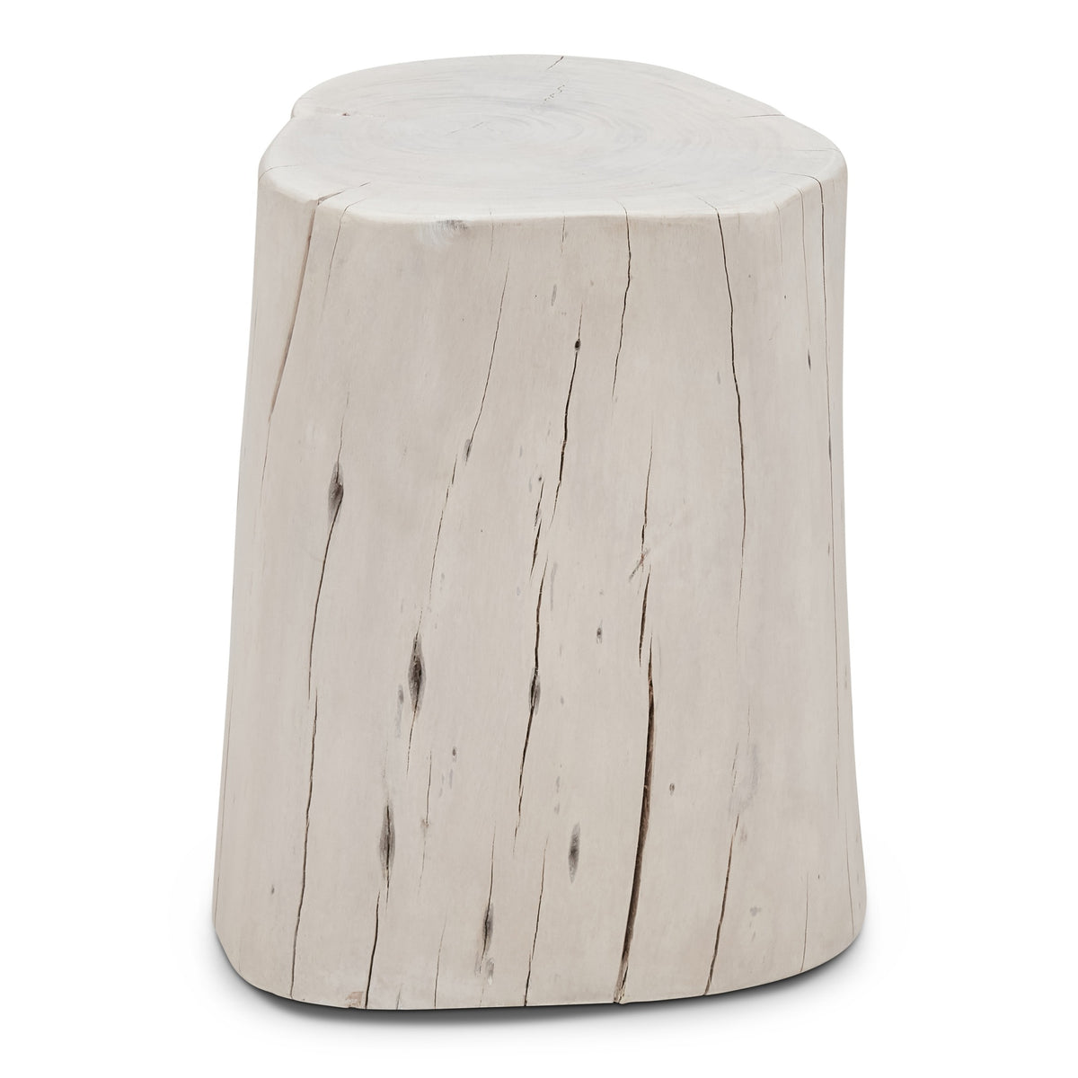 Brooks Solid Wood Stump - White Wash by Urbia - detail 3