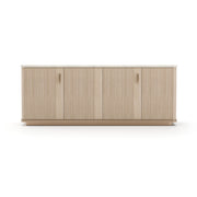 Rhythm Sideboard Neutral Metallic 83.75" by Caracole
