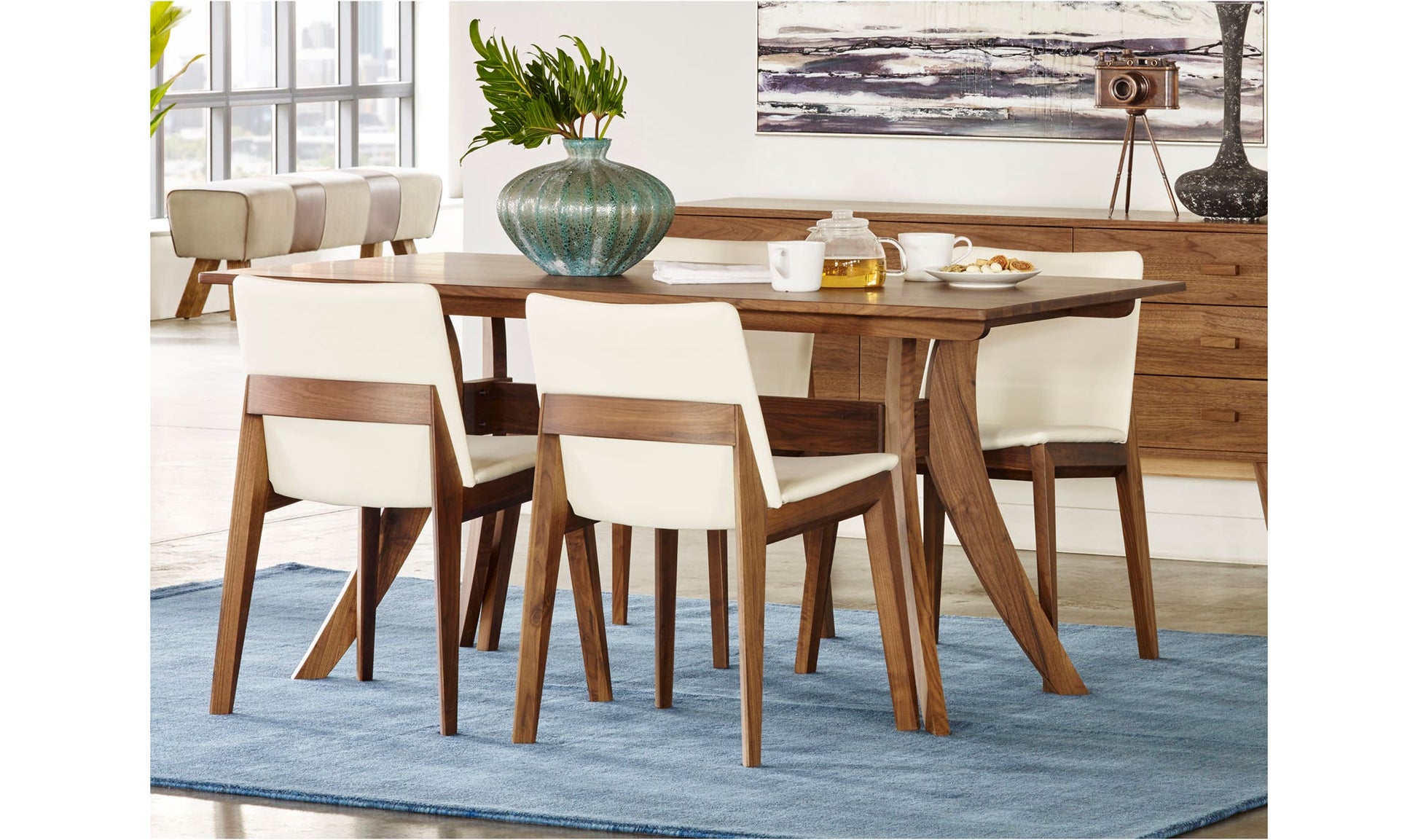 Florence Small Dining Table Brown by Moe's Home Collection - view 10