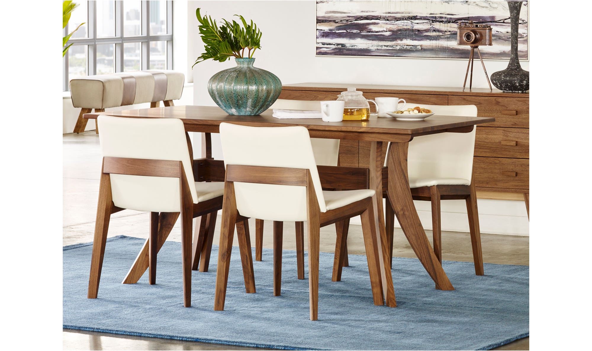 Florence Small Dining Table Brown by Moe's Home Collection - view 10