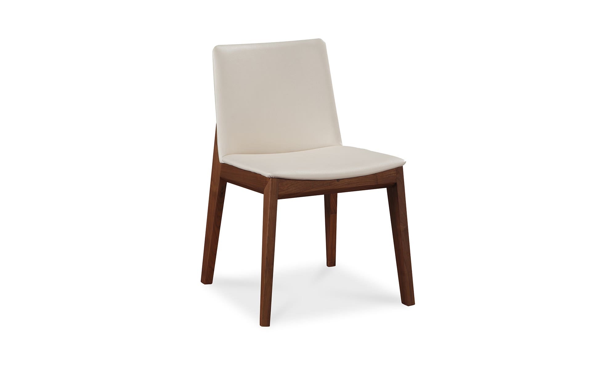 Deco Dining Chair Cream White PVC - Set Of Two by Moe's Home Collection - view 22