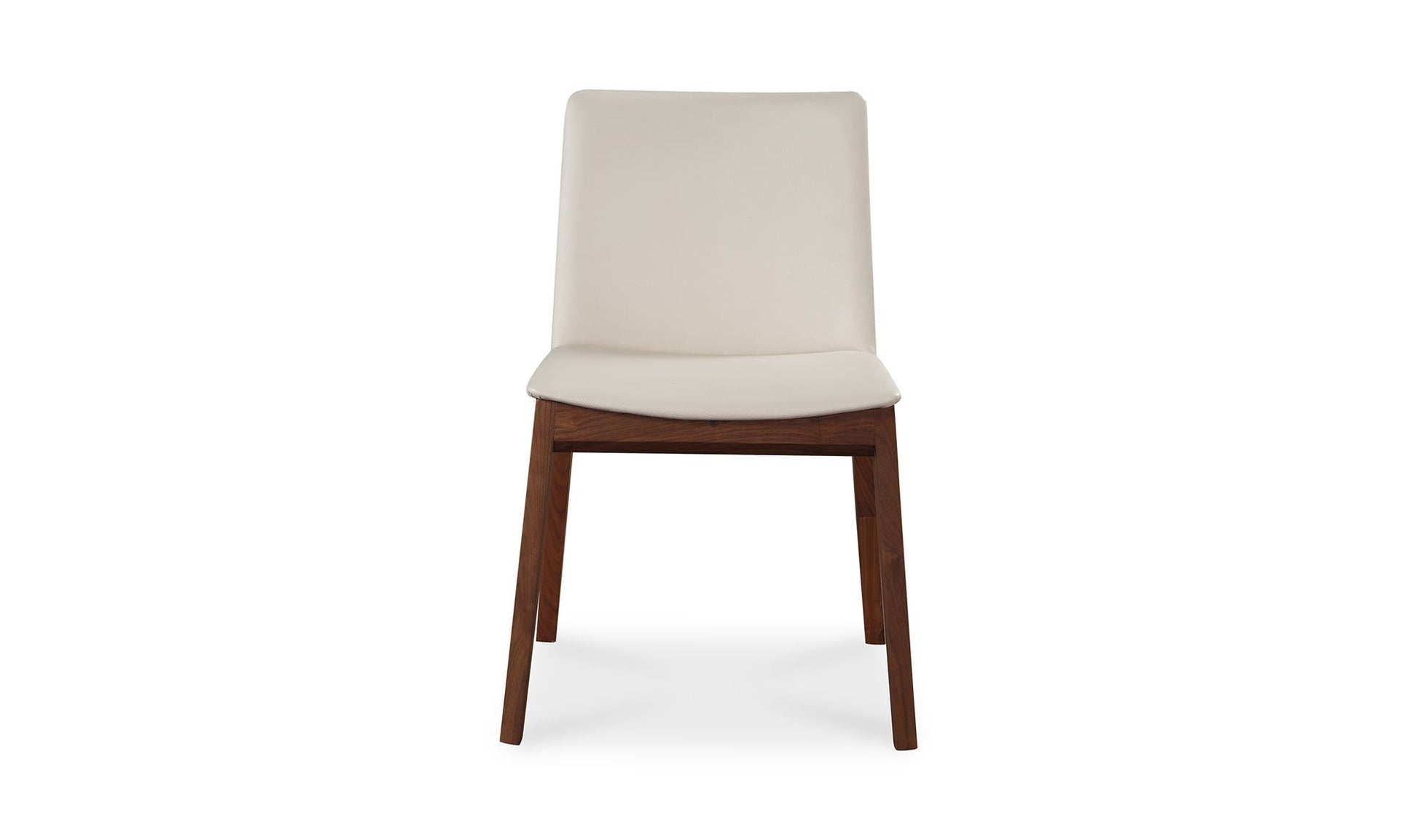Deco Dining Chair Cream White PVC - Set Of Two by Moe's Home Collection - view 23