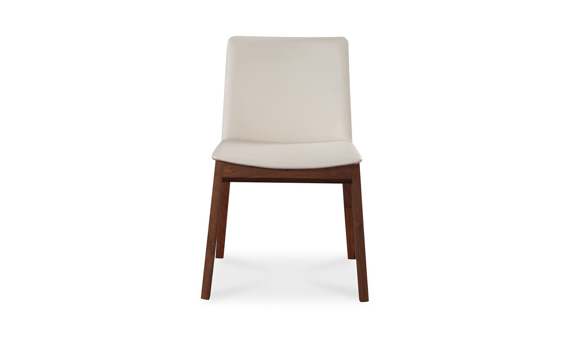 Deco Dining Chair Cream White PVC - Set Of Two by Moe's Home Collection - view 23