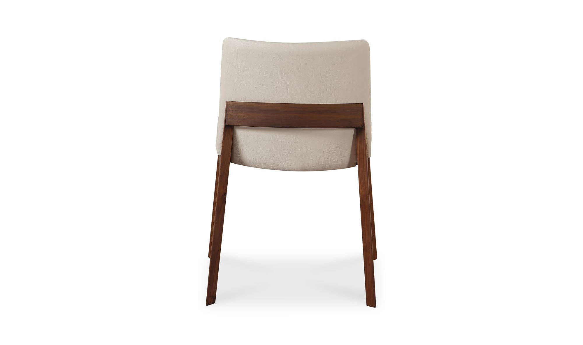 Deco Dining Chair Cream White PVC - Set Of Two by Moe's Home Collection - view 24