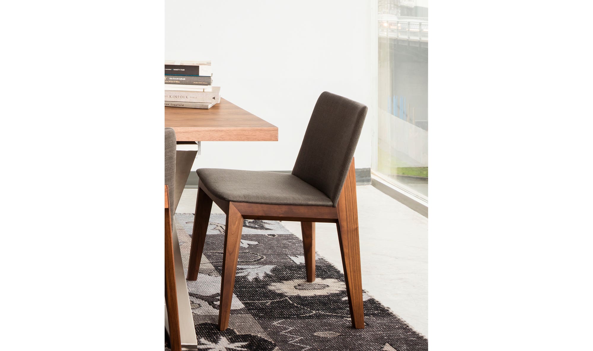 Deco Dining Chair Dark Grey - Set Of Two by Moe's Home Collection - view 14