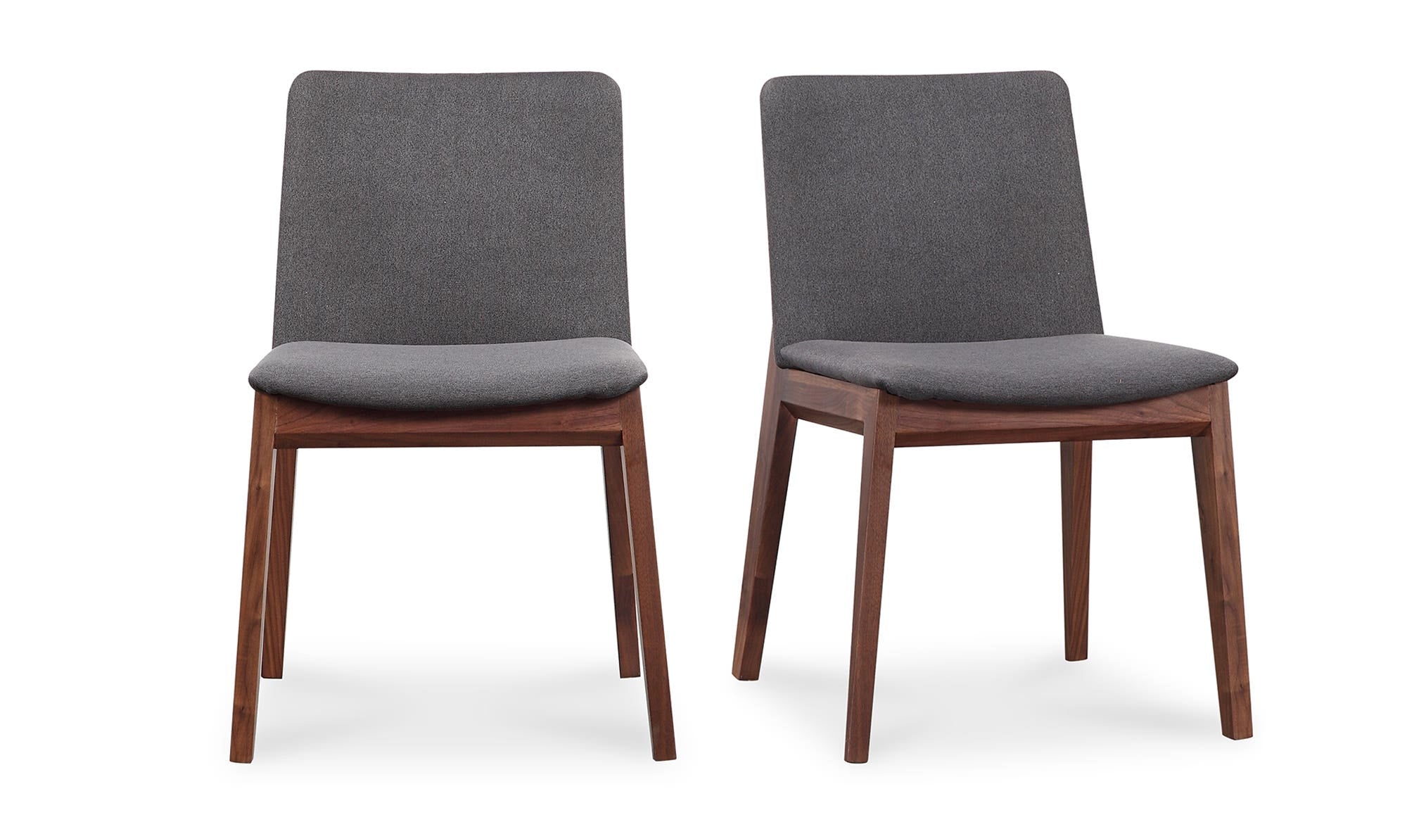 Deco Dining Chair Dark Grey - Set Of Two by Moe's Home Collection - view 13