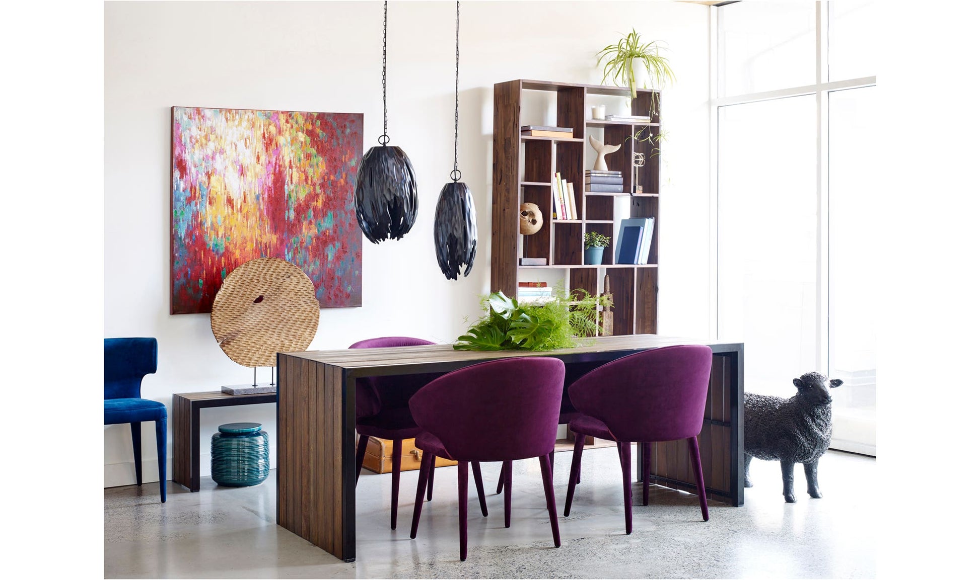 Redemption Shelf Walnut Brown by Moe's Home Collection - view 8