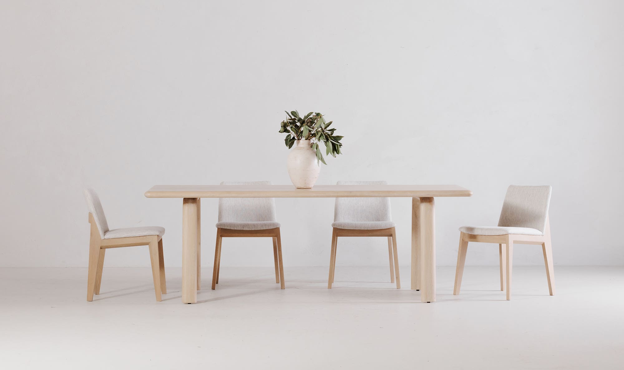 Malibu Dining Table White Oak by Moe's Home Collection - view 5
