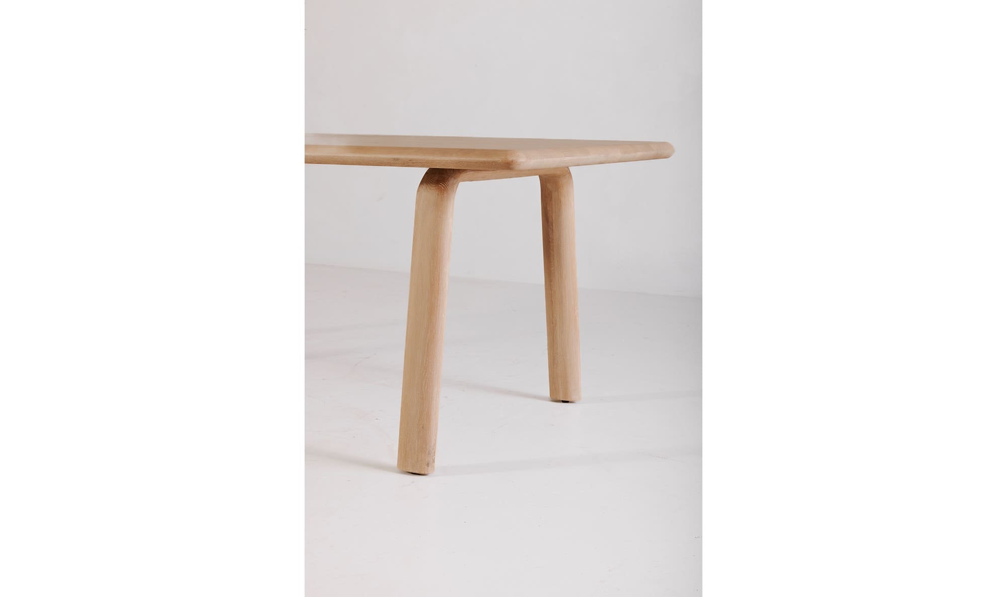 Malibu Dining Table White Oak by Moe's Home Collection - view 6