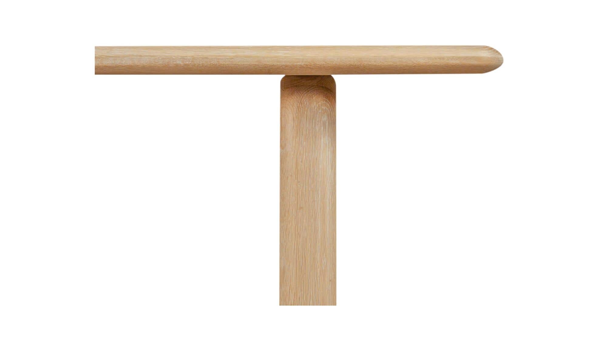 Malibu Dining Table White Oak by Moe's Home Collection - view 12