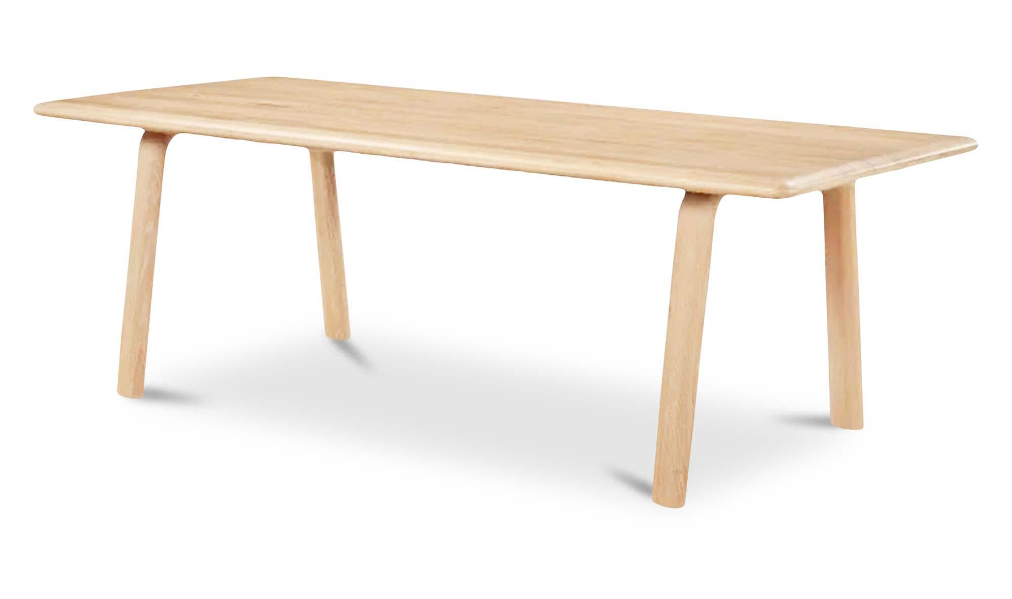 Malibu Dining Table White Oak by Moe's Home Collection - view 10