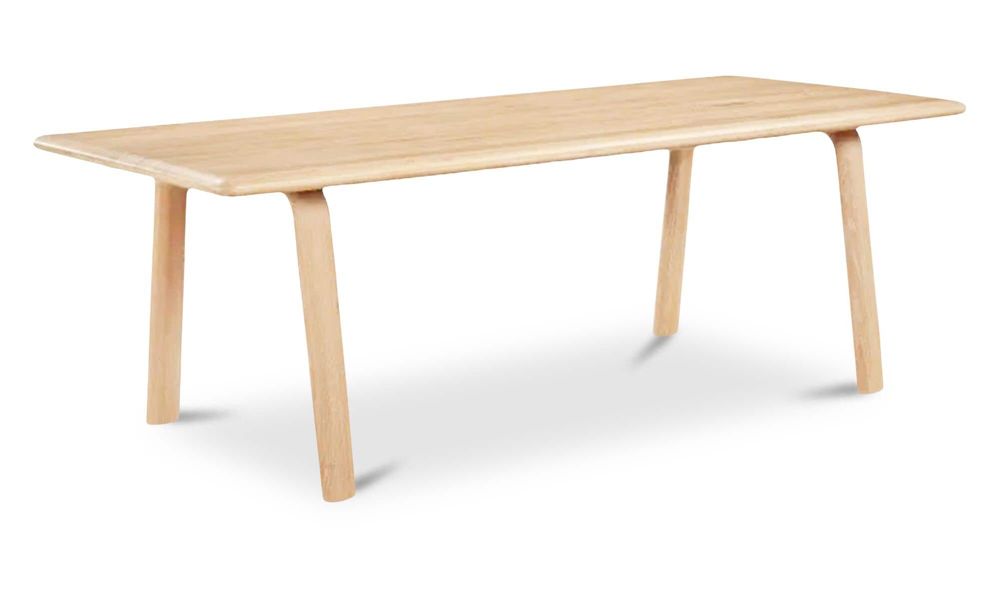 Malibu Dining Table White Oak by Moe's Home Collection - view 7