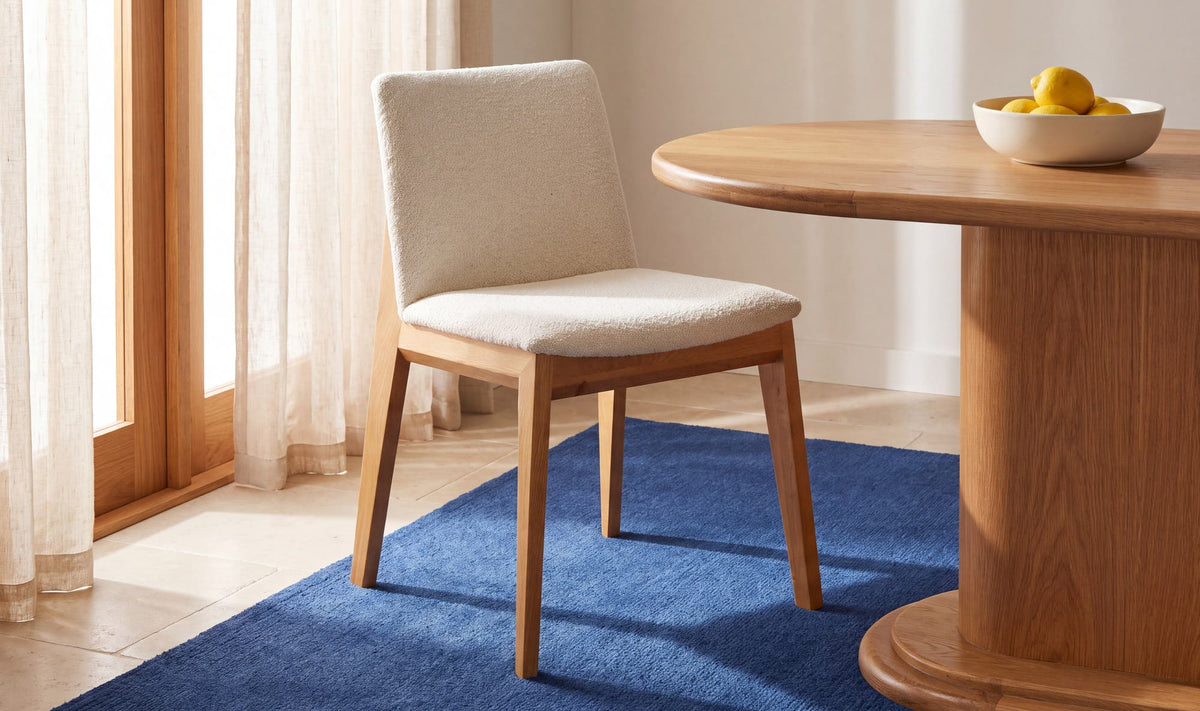 Deco Oak Dining Chair Beige-Set of Two by Moe's Home Collection - view 3