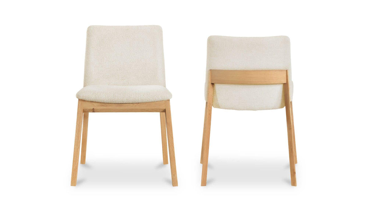 Deco Oak Dining Chair Beige-Set of Two by Moe's Home Collection - view 5