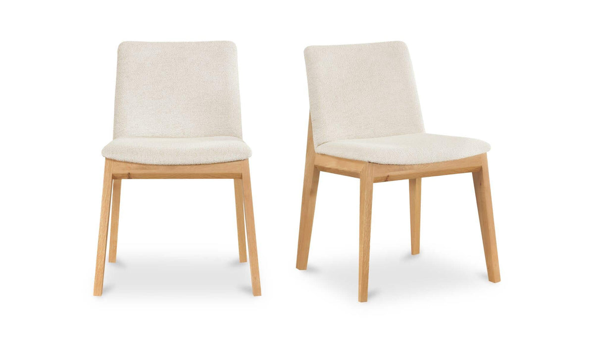 Deco Oak Dining Chair Beige-Set of Two by Moe's Home Collection - view 2