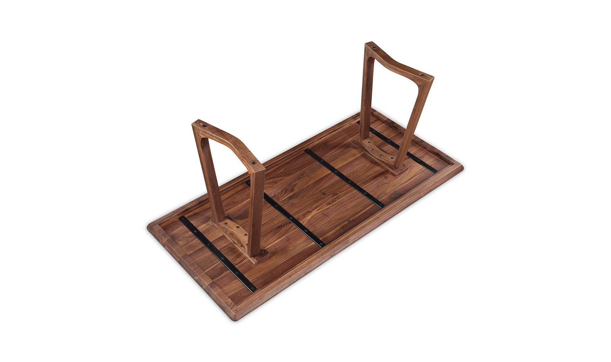 Silas Dining Table Walnut Brown by Moe's Home Collection - view 11
