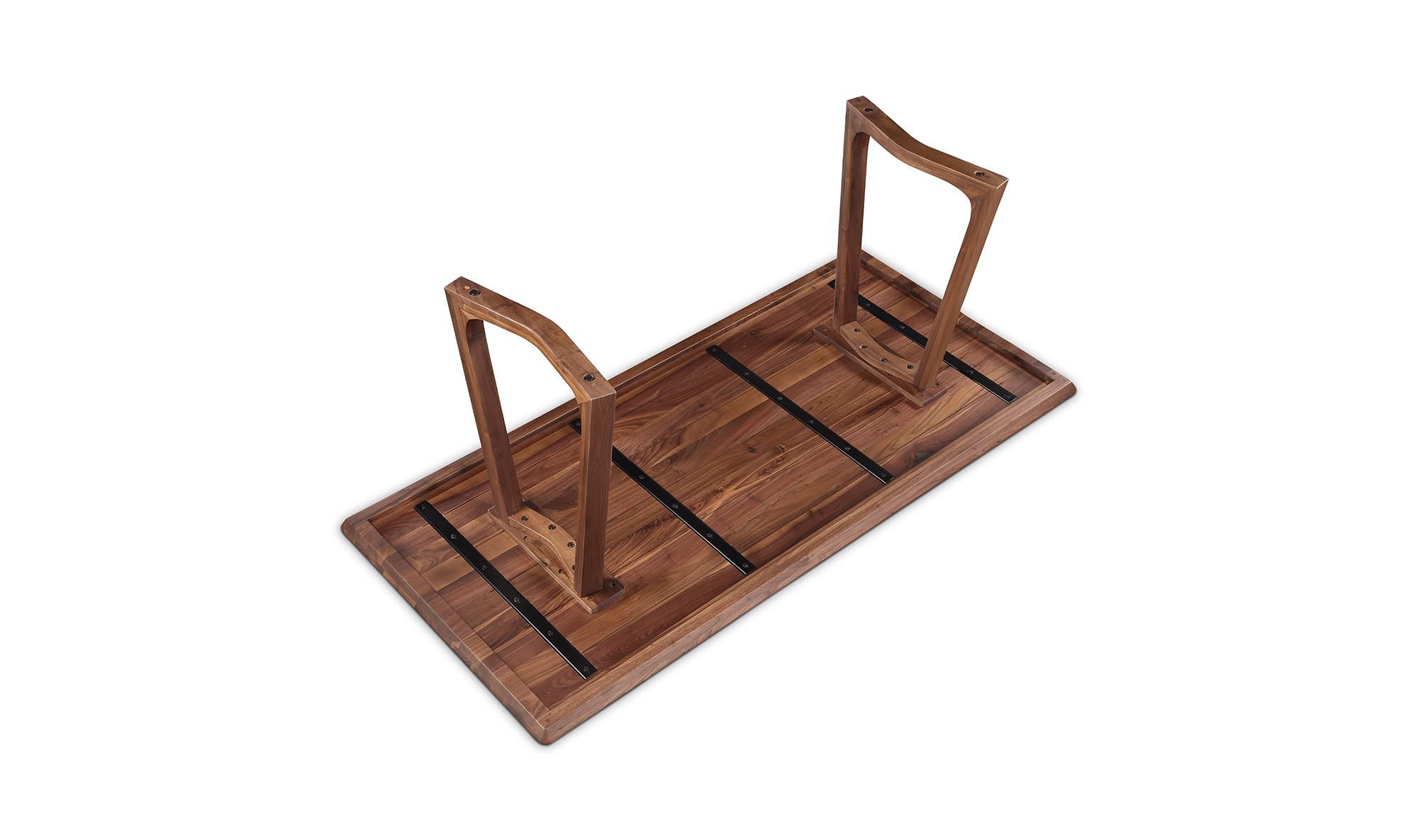 Silas Dining Table Walnut Brown by Moe's Home Collection - view 11
