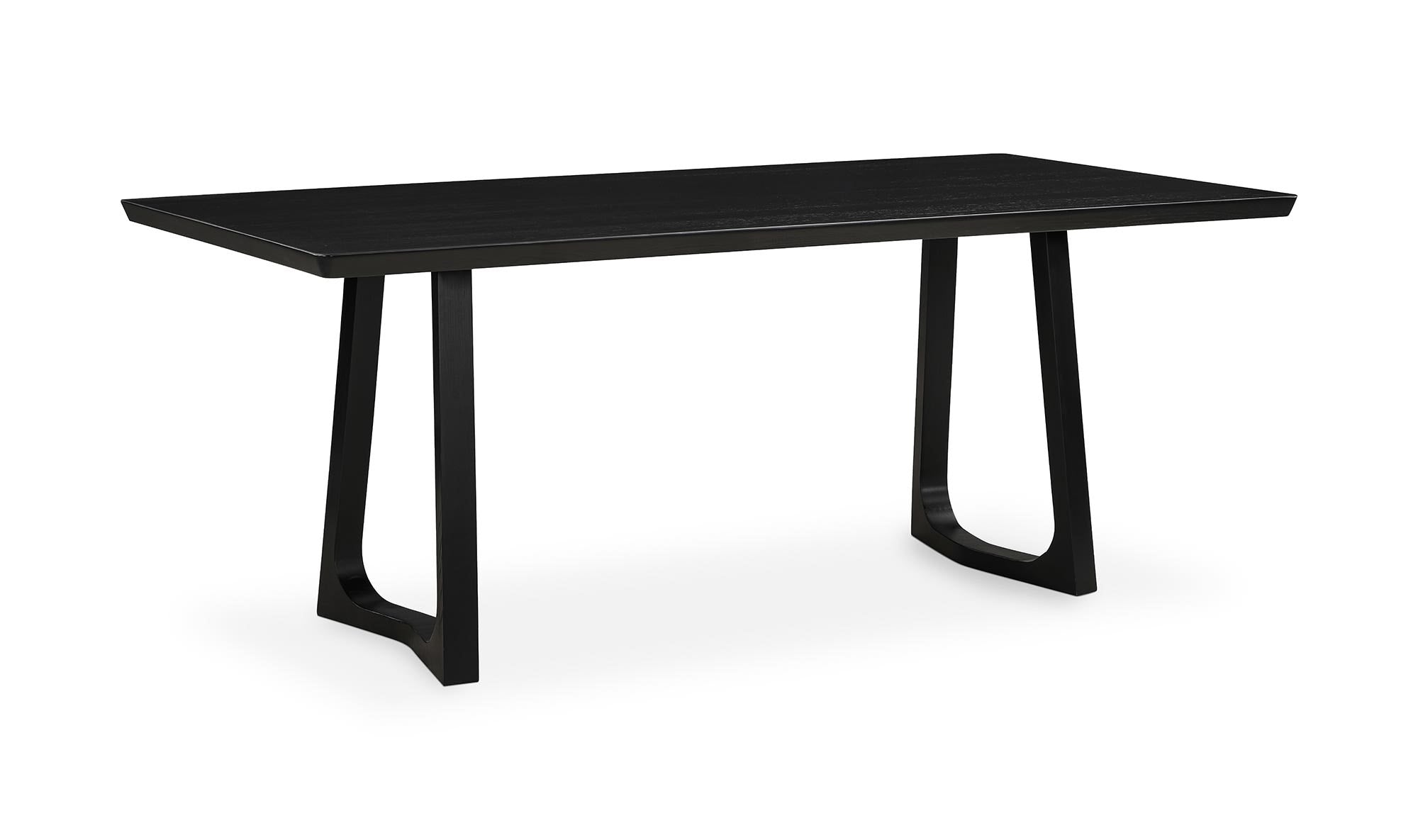 Silas Dining Table Black Ash by Moe's Home Collection - view 6