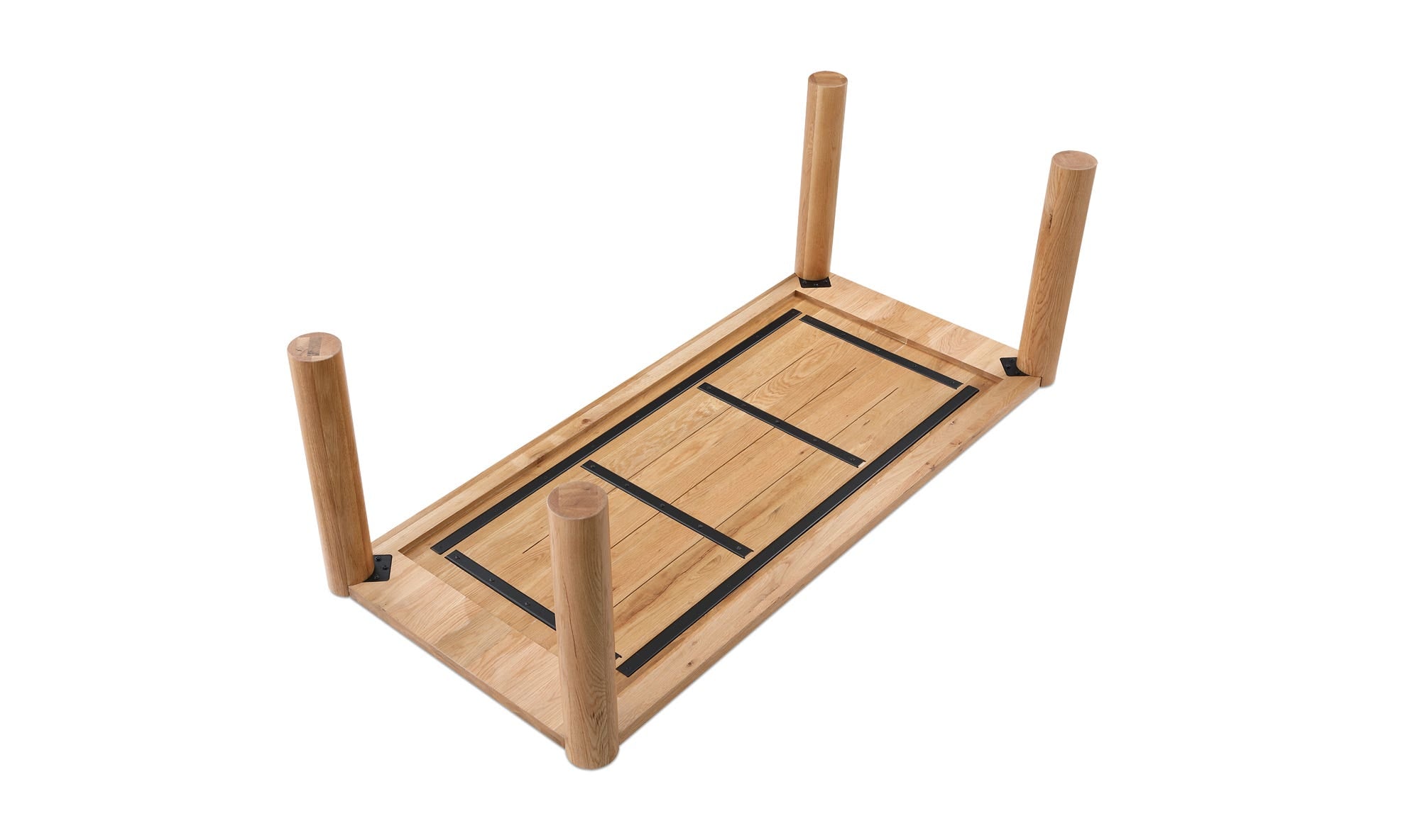 Post Small Dining Table Natural Oak by Moe's Home Collection - view 9