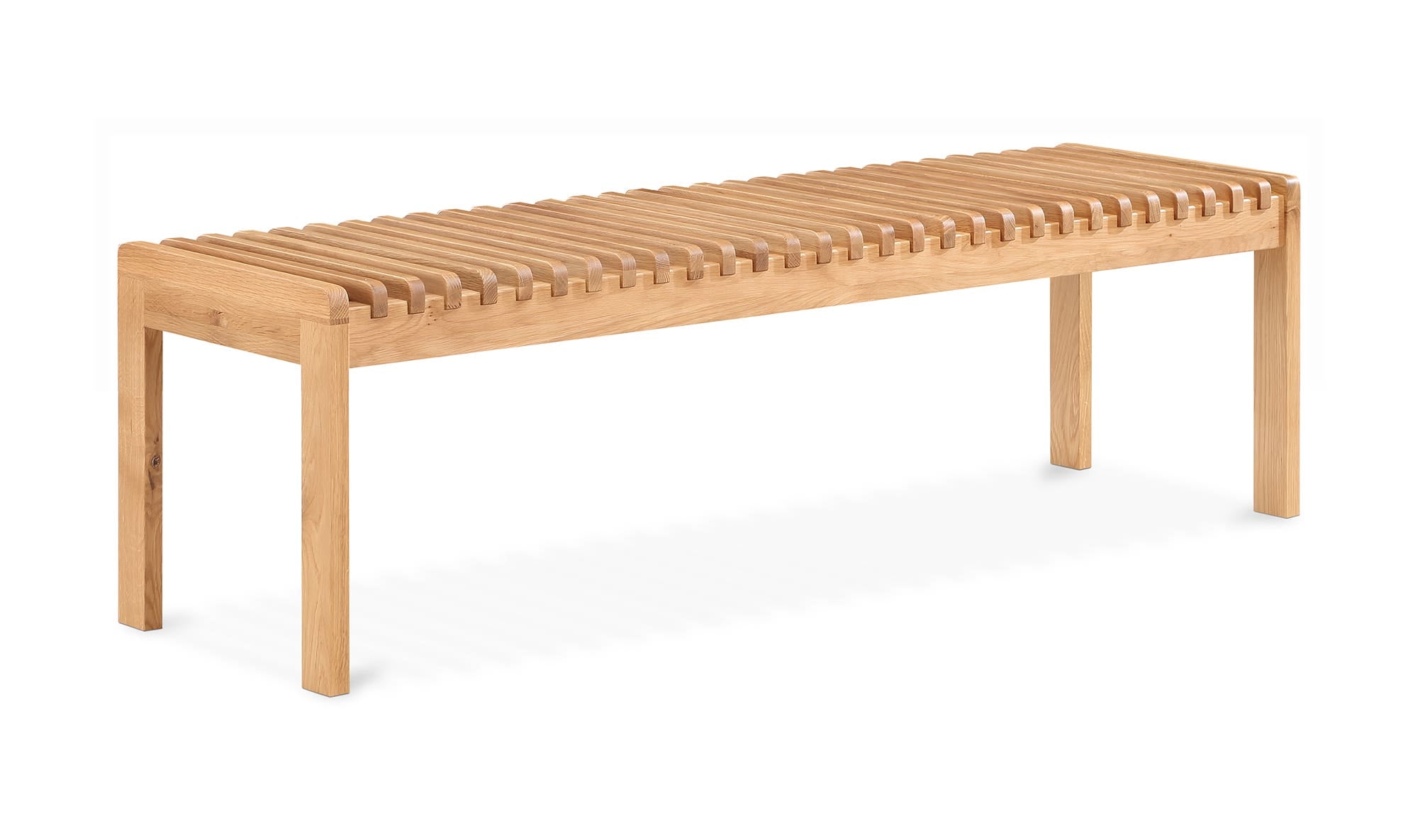 Rohe Bench Natural Oak by Moe's Home Collection - view 15