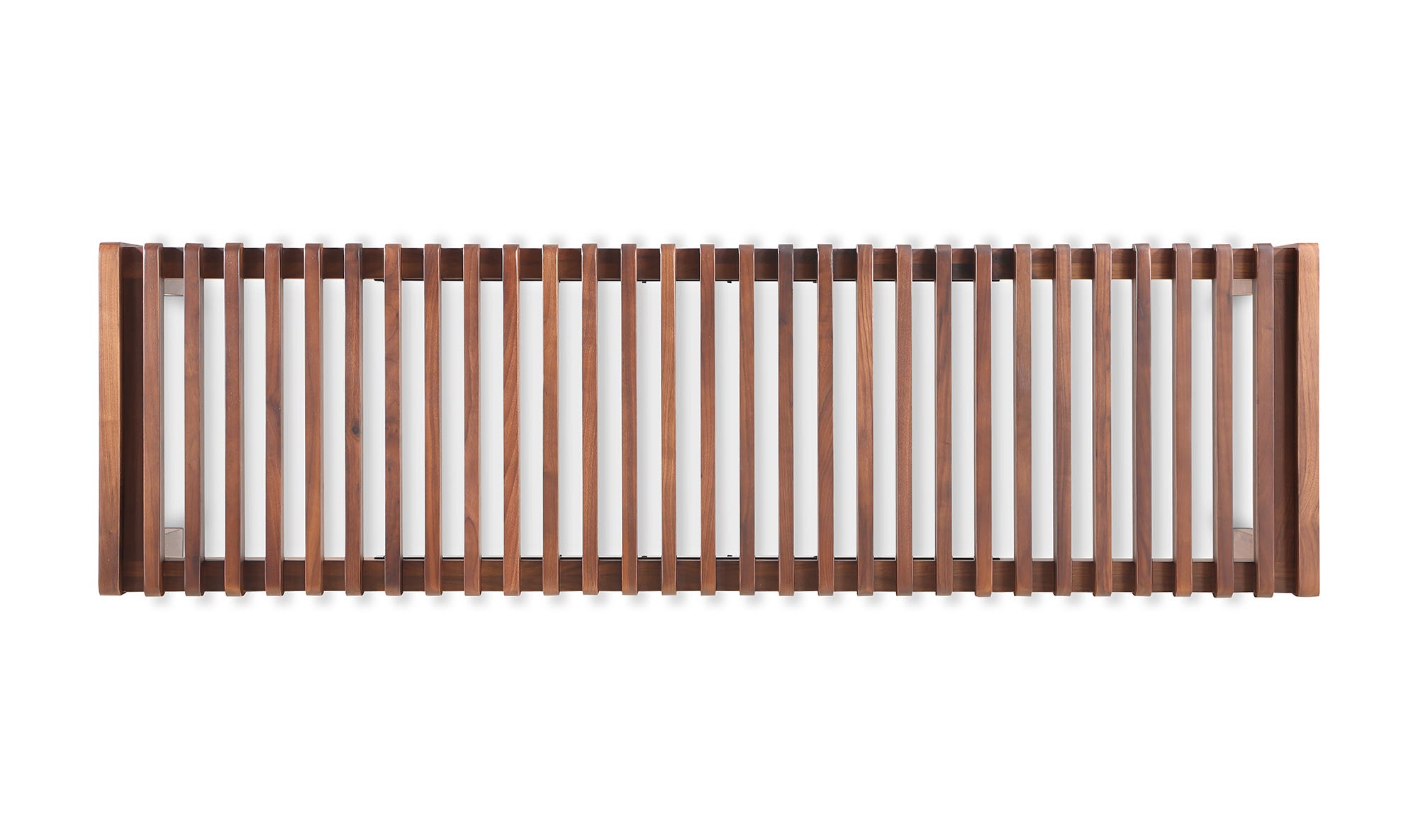 Rohe Bench Walnut Brown by Moe's Home Collection - view 12