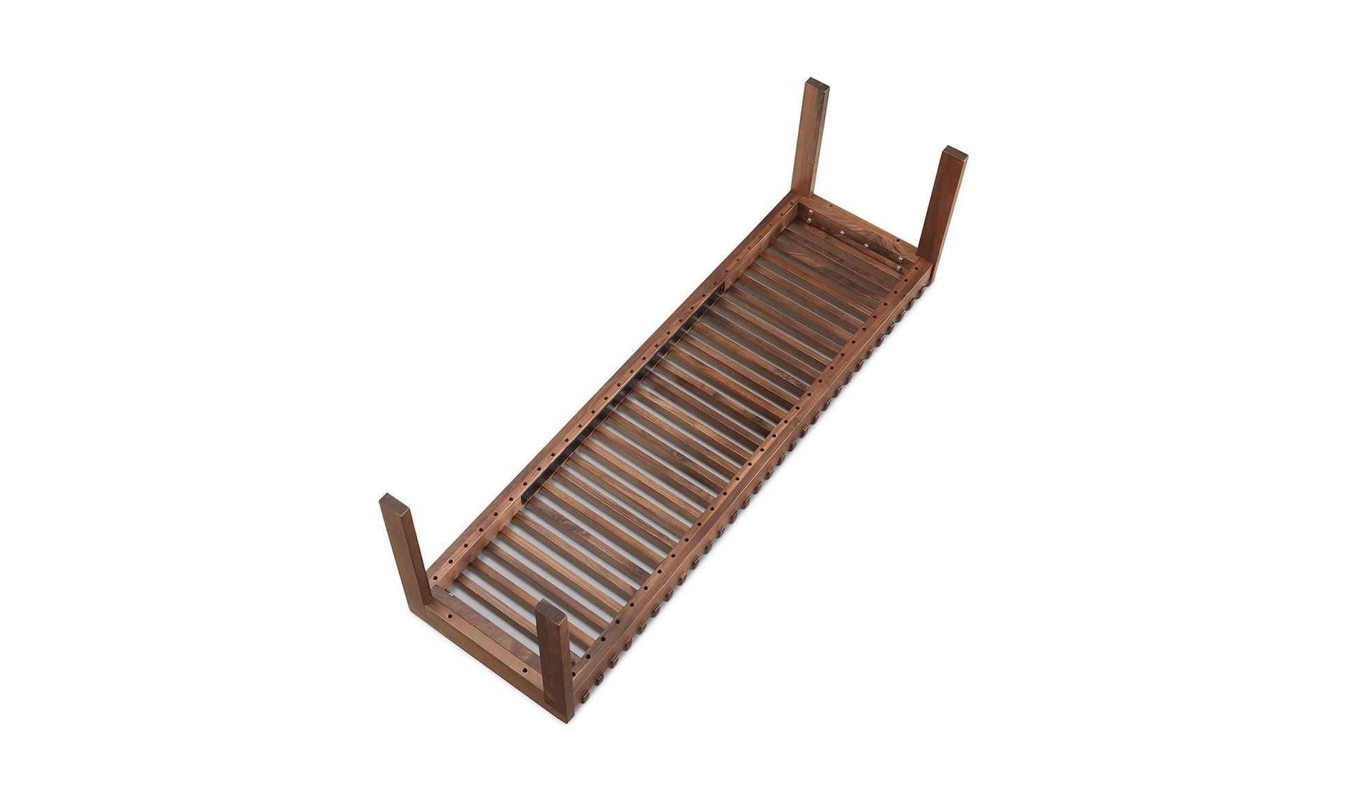 Rohe Bench Walnut Brown by Moe's Home Collection - view 14