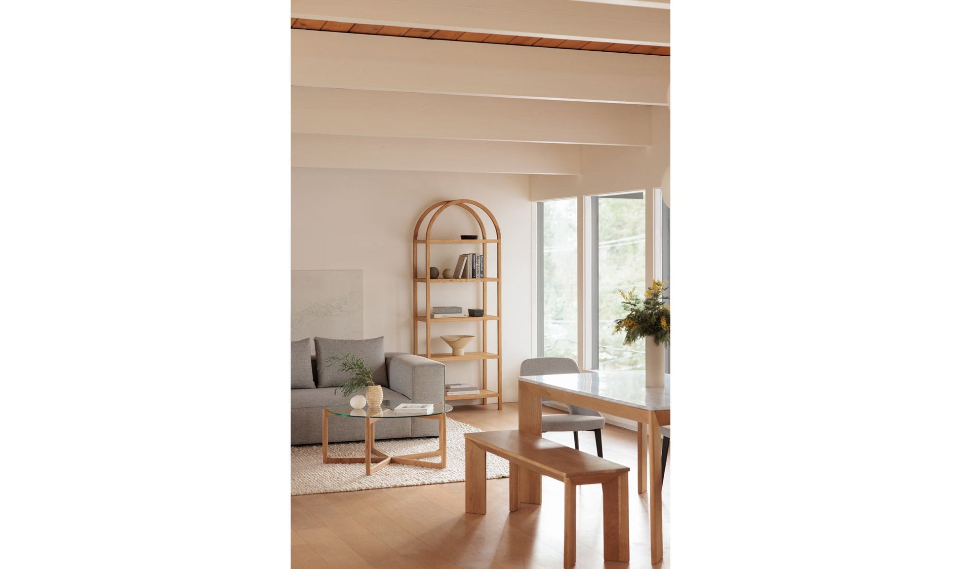 Eero Bookcase Natural by Moe's Home Collection - view 14