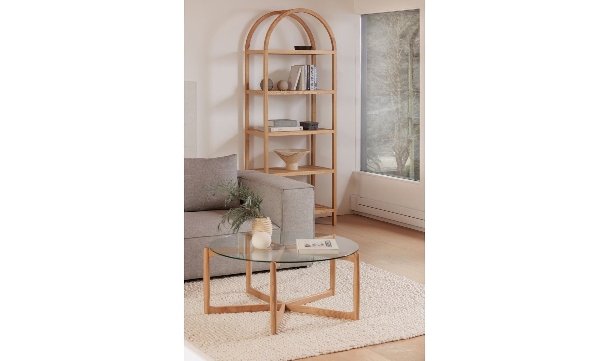 Eero Bookcase Natural by Moe's Home Collection - view 16