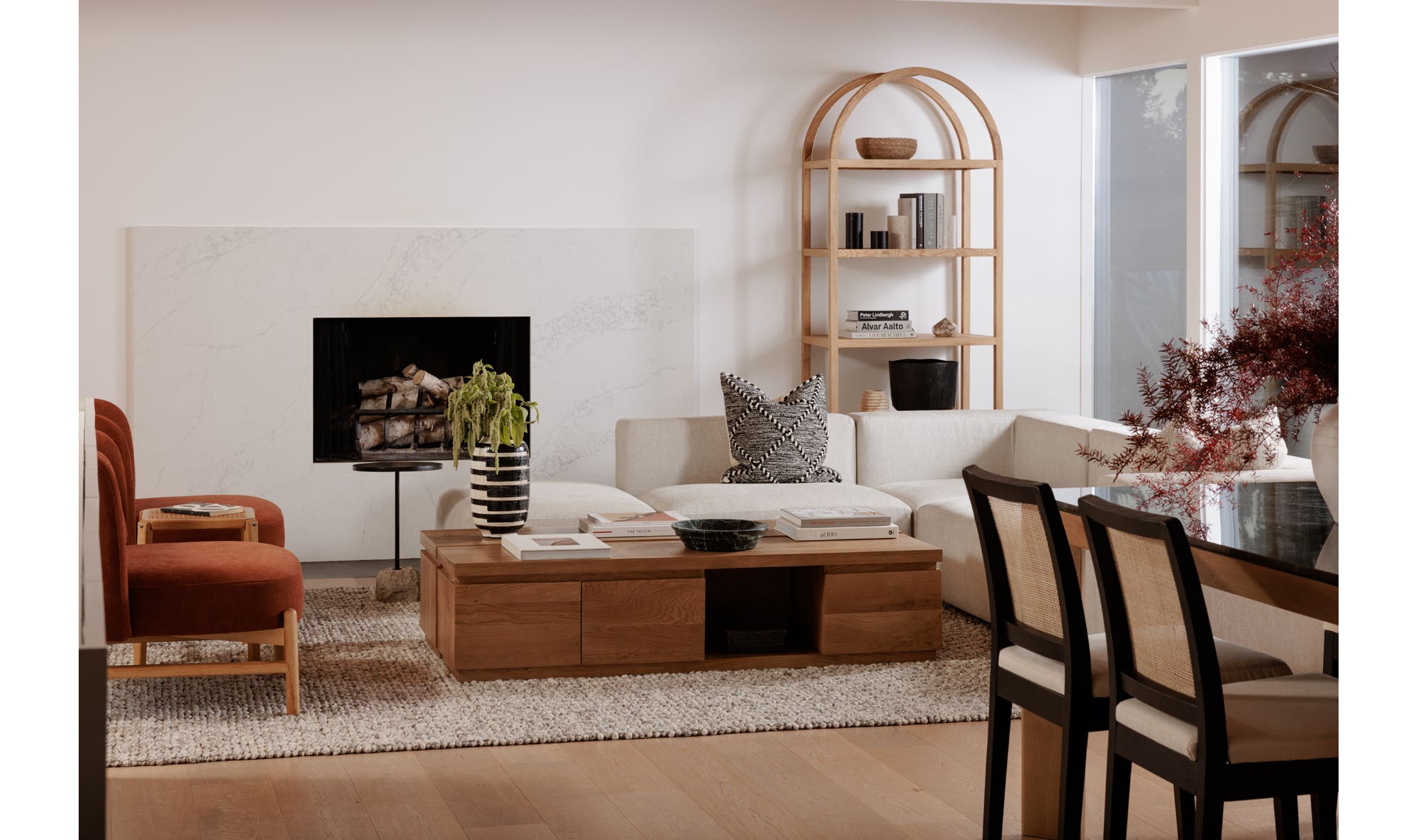 Eero Bookcase Natural by Moe's Home Collection - view 19