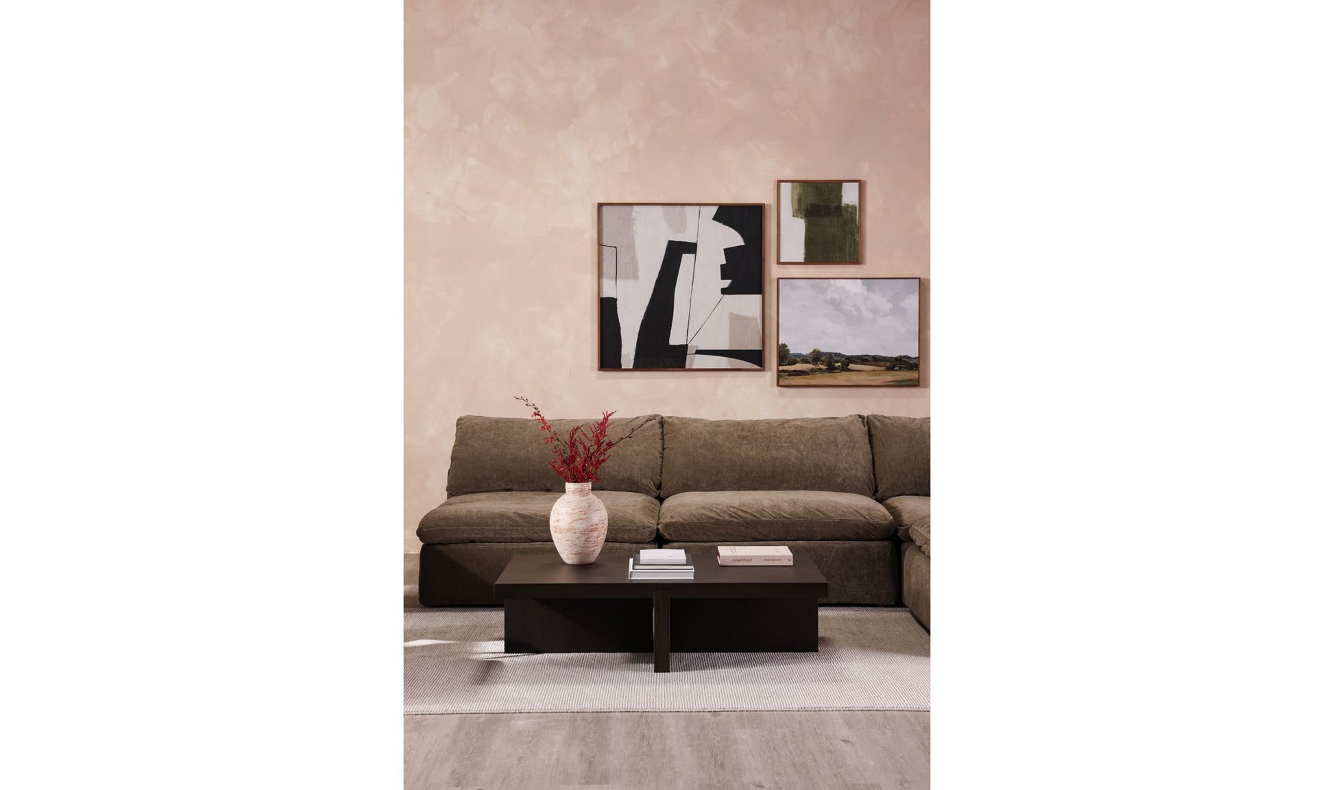 Folke Rectangular Coffee Table Dark Brown by Moe's Home Collection - view 12
