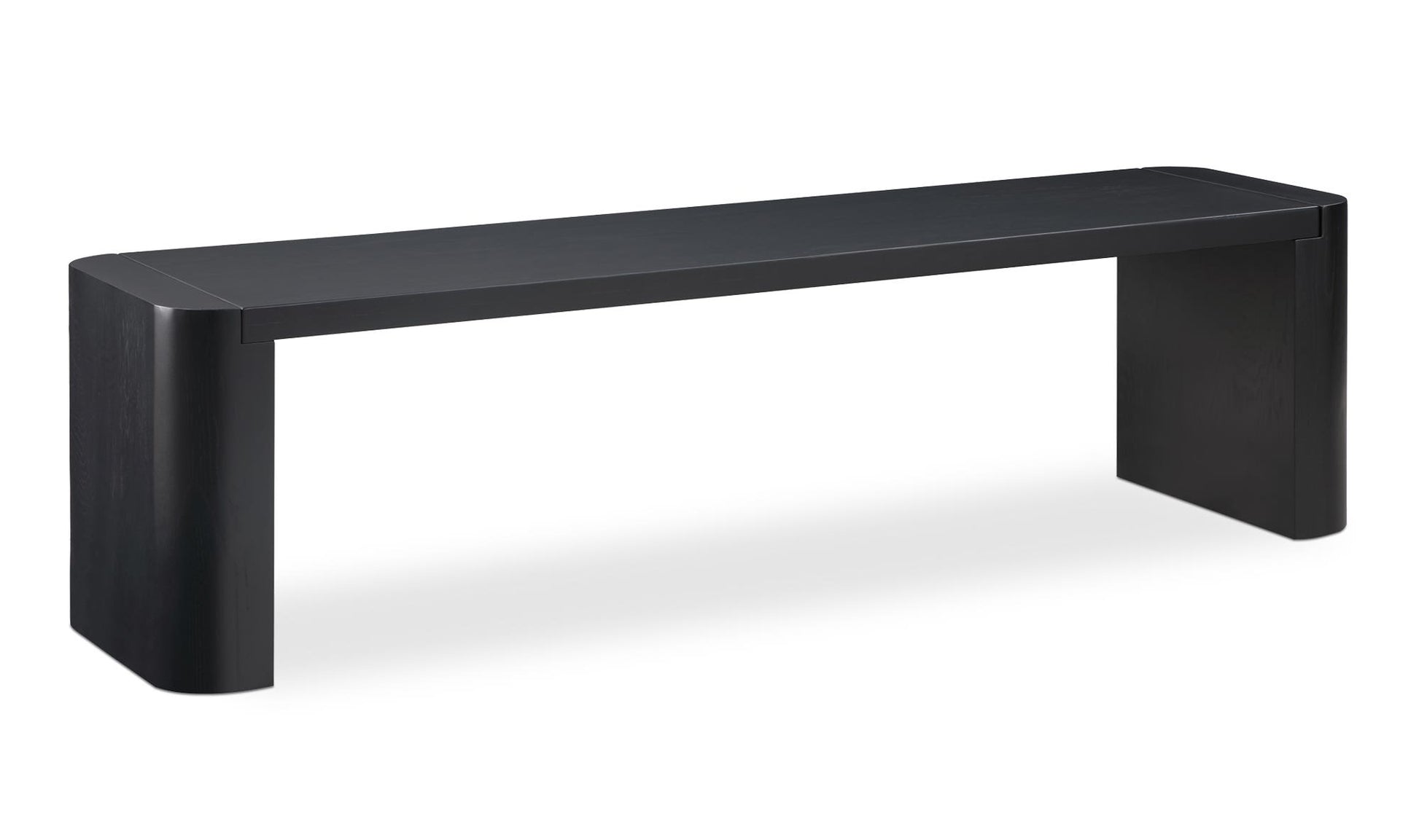 Post Small Dining Bench Black by Moe's Home Collection - view 8