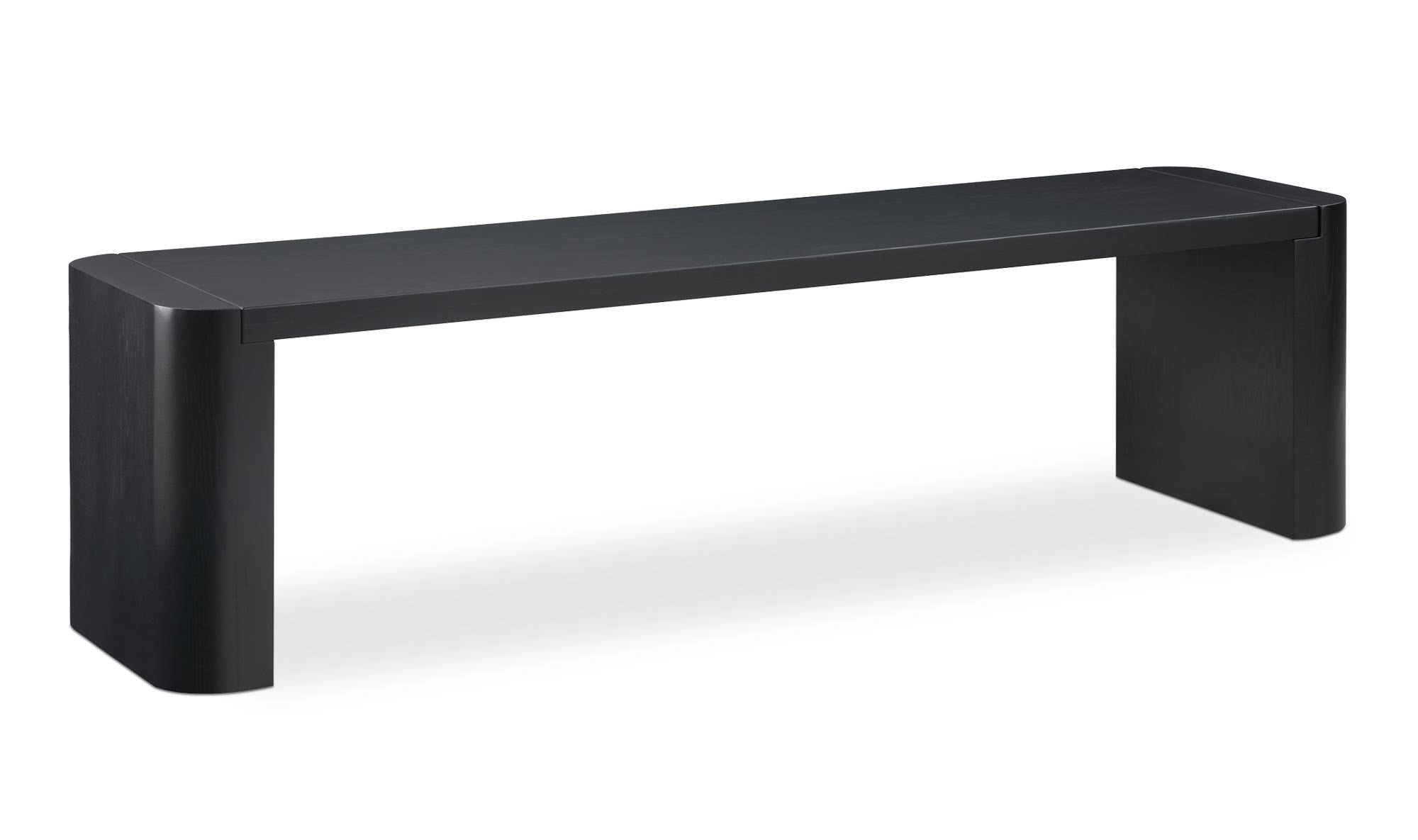 Post Small Dining Bench Black by Moe's Home Collection - view 8