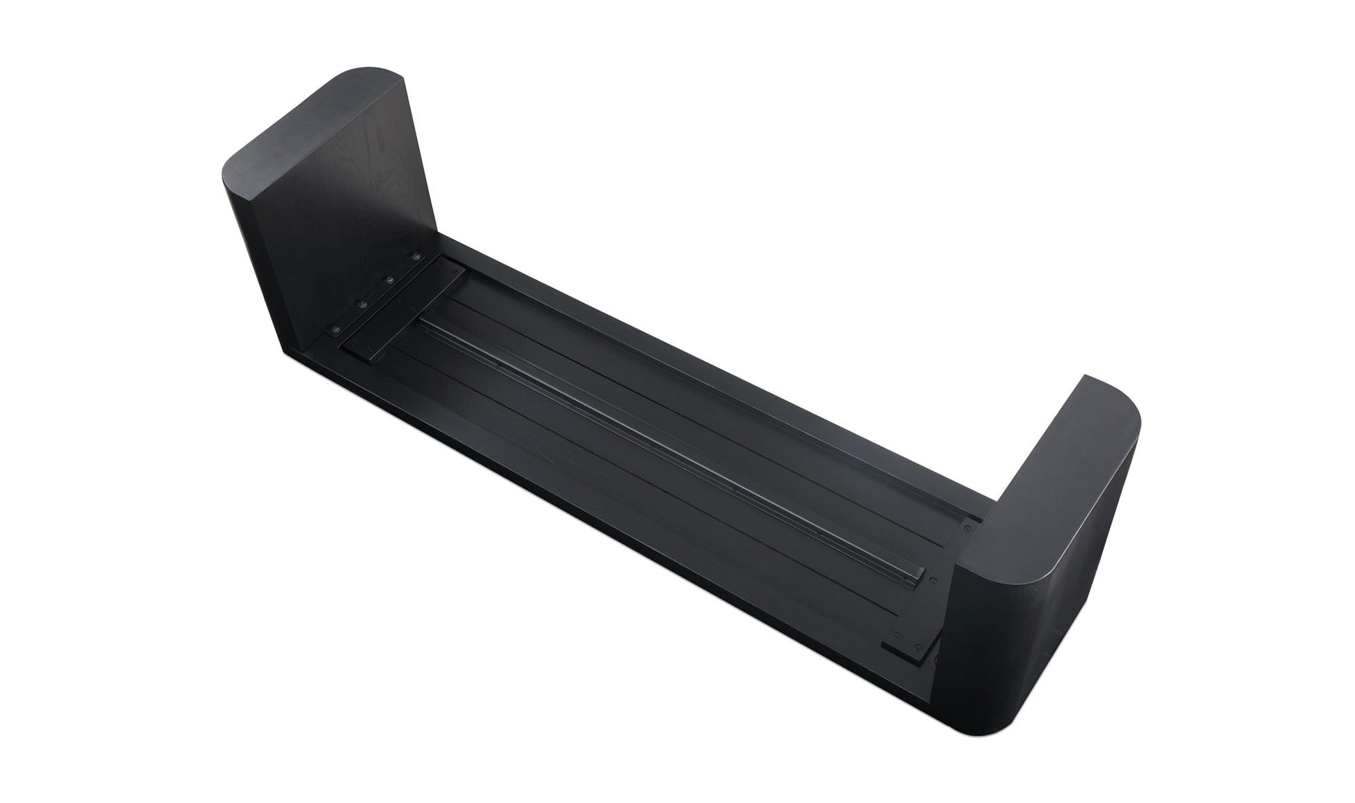 Post Small Dining Bench Black by Moe's Home Collection - view 10