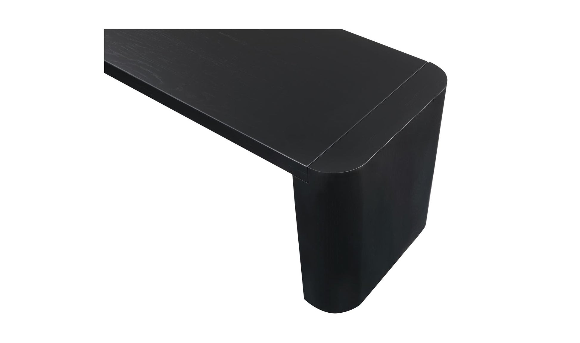Post Small Dining Bench Black by Moe's Home Collection - view 11