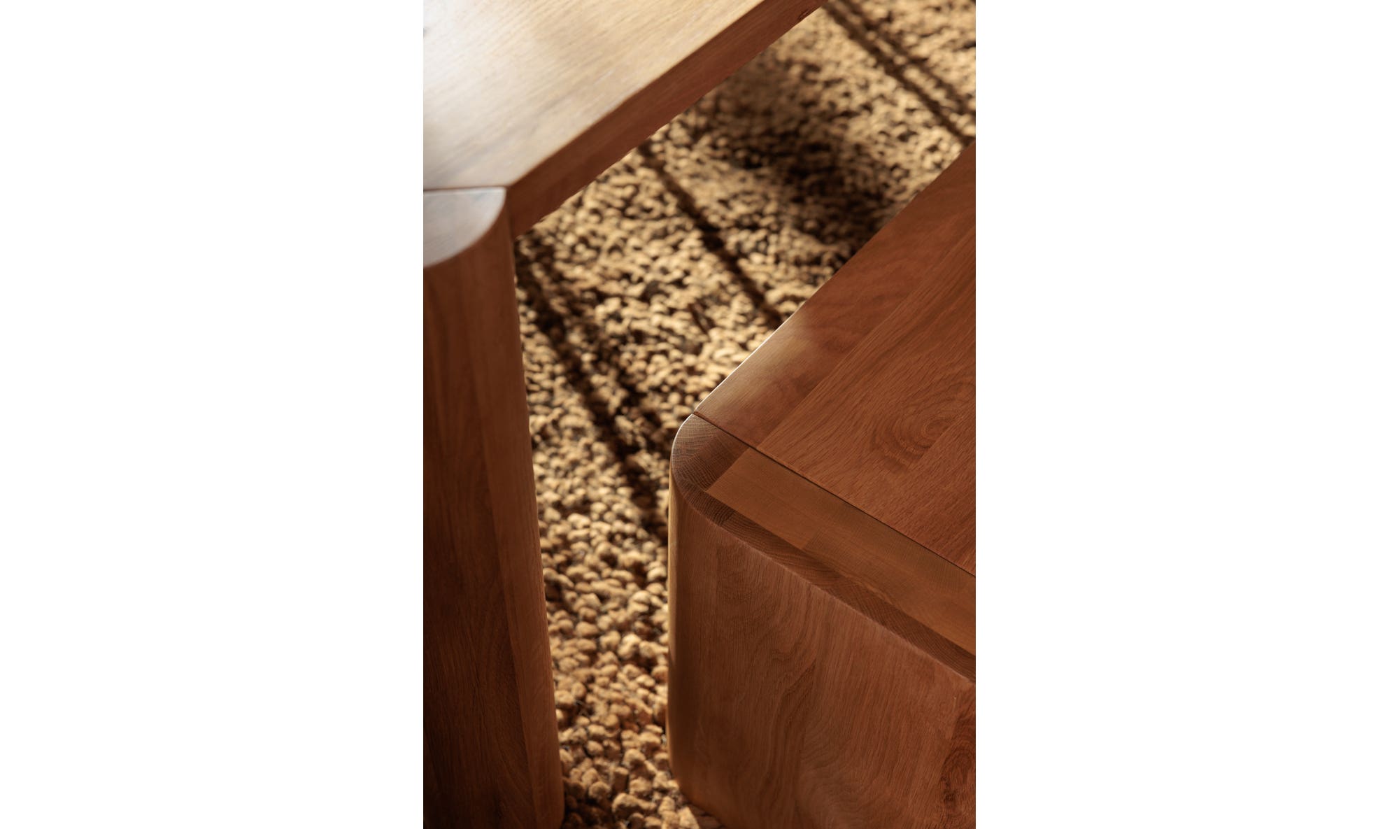 Post Small Dining Bench Natural by Moe's Home Collection - view 4