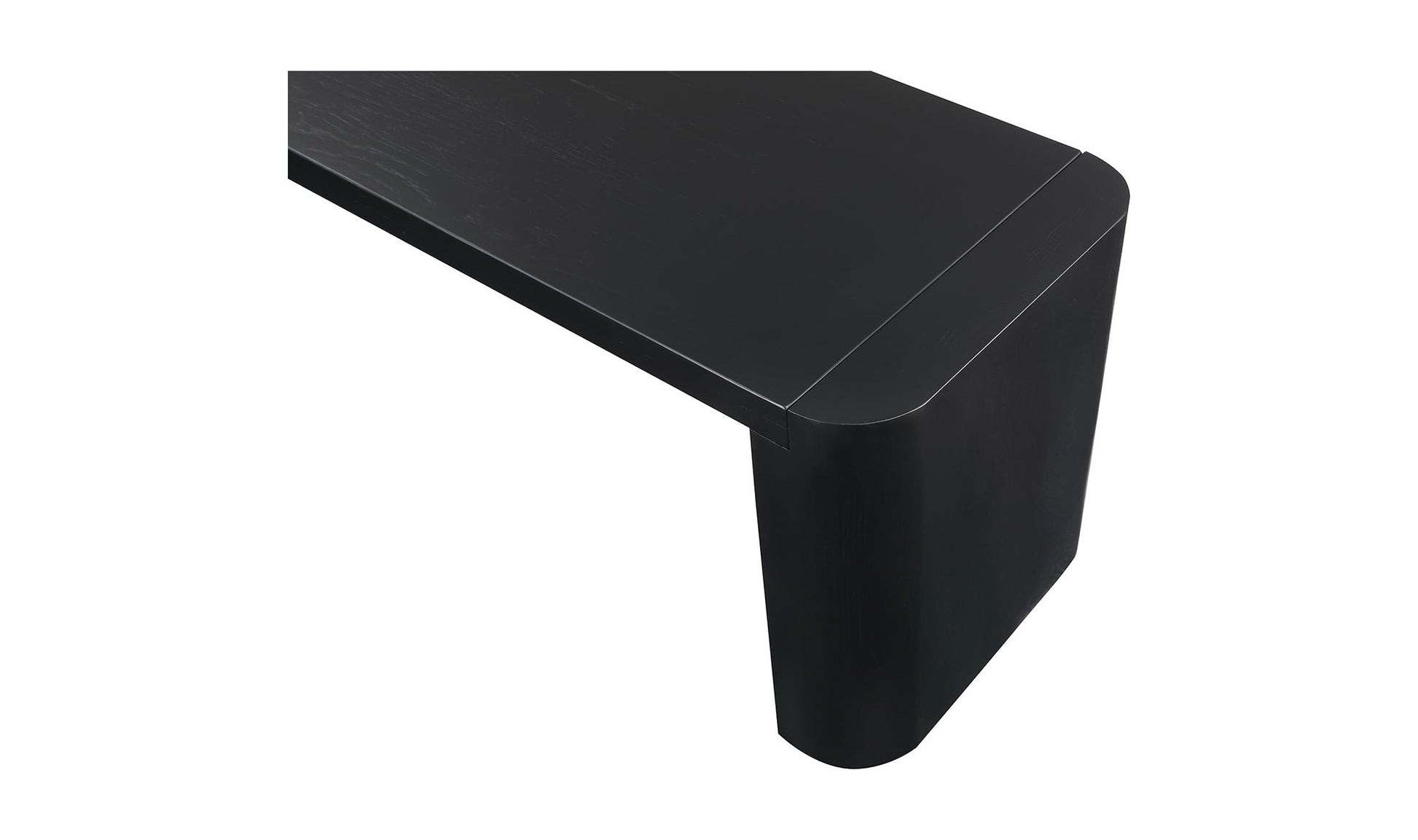 Post Large Dining Bench Black by Moe's Home Collection - view 7