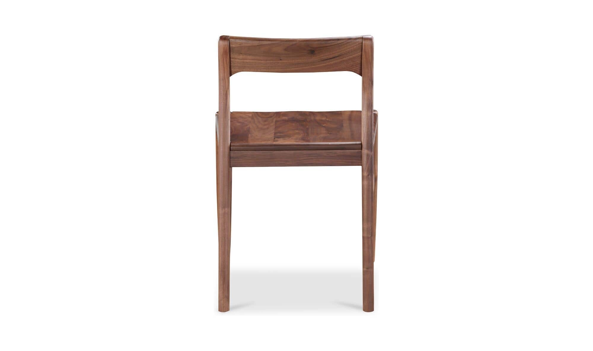 Owing Dining Chair Walnut Brown - Set Of Two by Moe's Home Collection - view 17