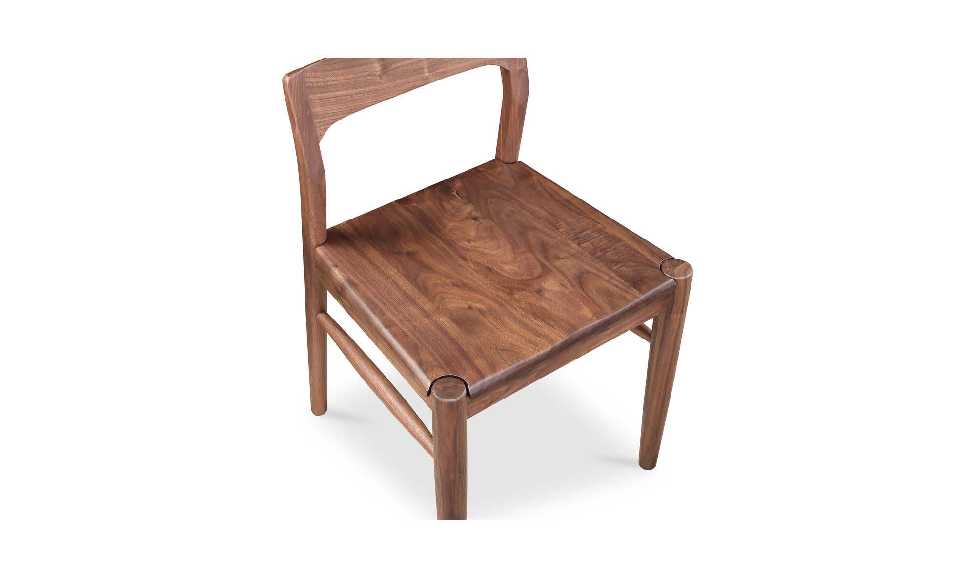 Owing Dining Chair Walnut Brown - Set Of Two by Moe's Home Collection - view 18