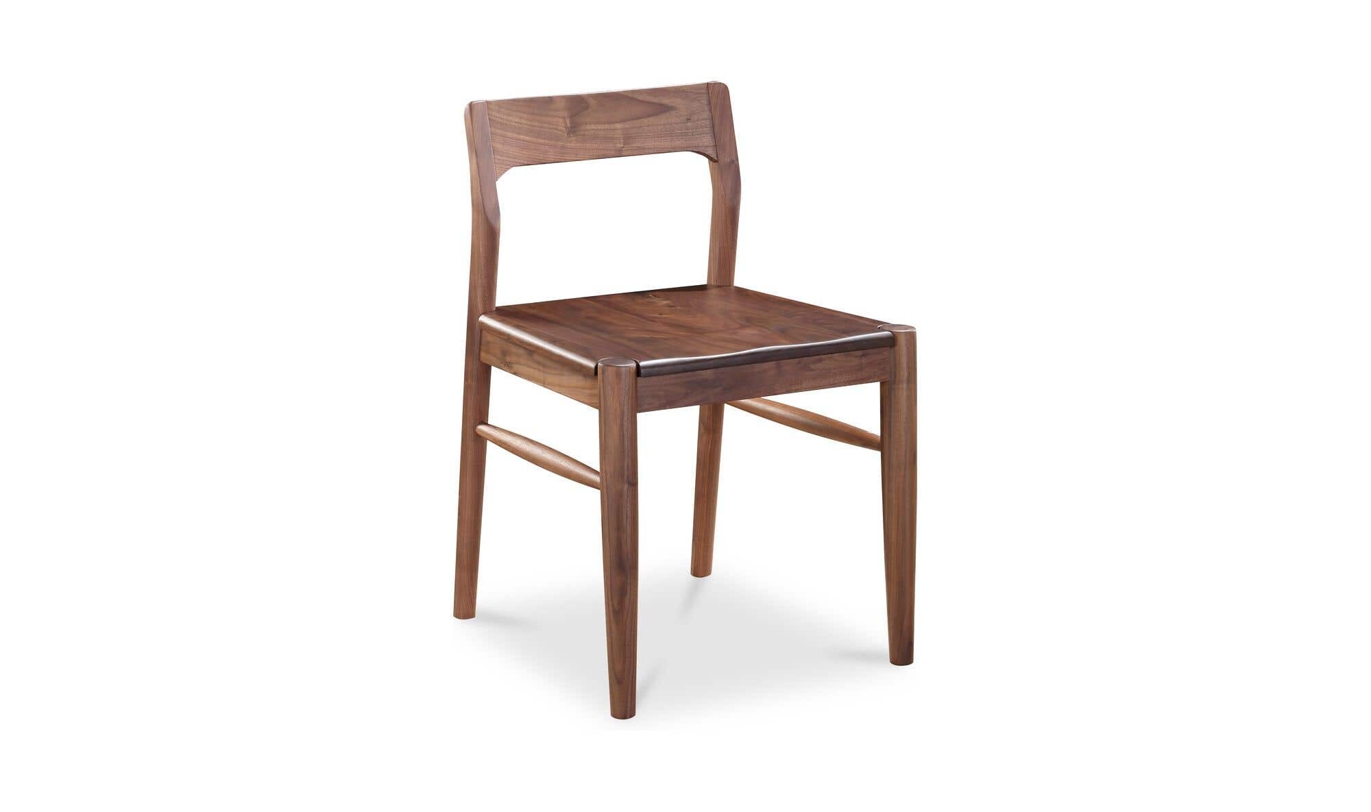 Owing Dining Chair Walnut Brown - Set Of Two by Moe's Home Collection - view 15