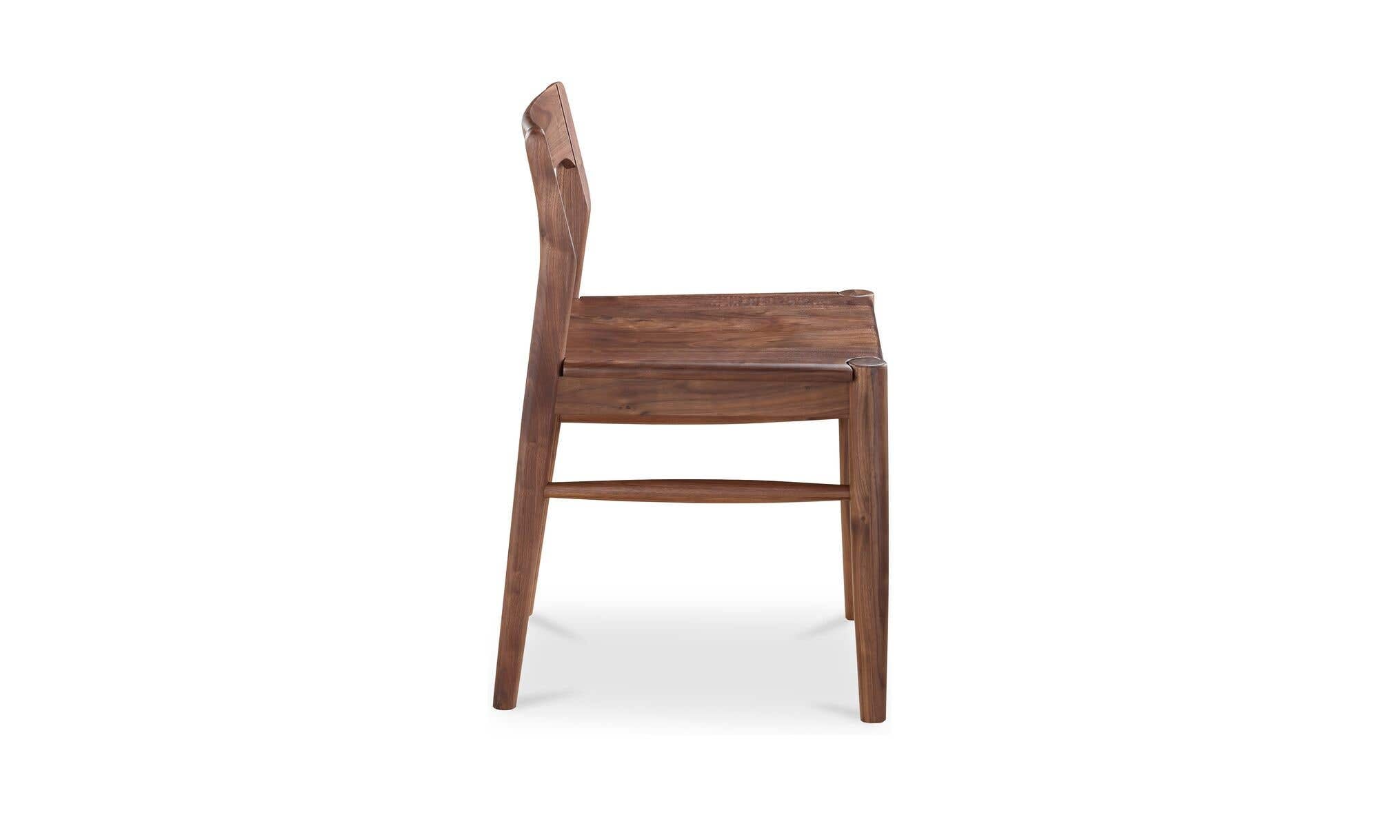 Owing Dining Chair Walnut Brown - Set Of Two by Moe's Home Collection - view 16