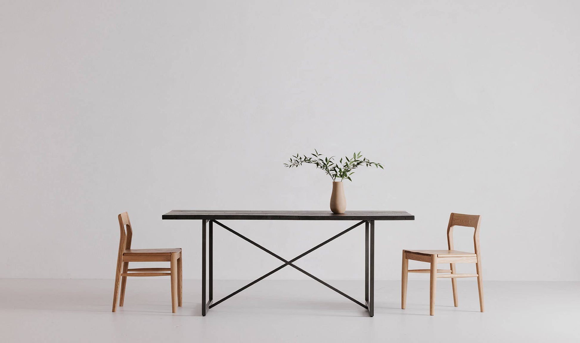 Owing Dining Chair Natural Oak - Set Of Two by Moe's Home Collection - view 15