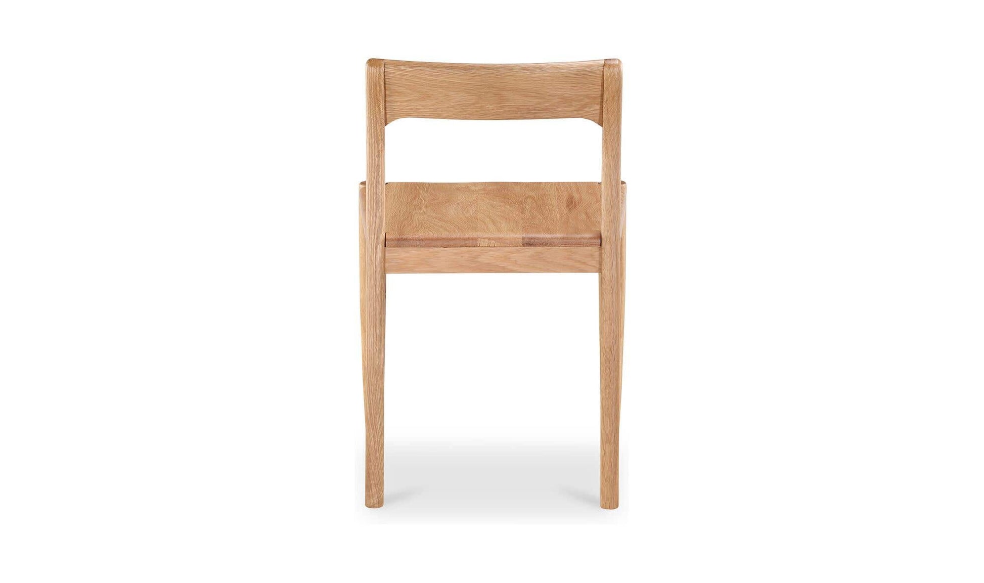Owing Dining Chair Natural Oak - Set Of Two by Moe's Home Collection - view 19