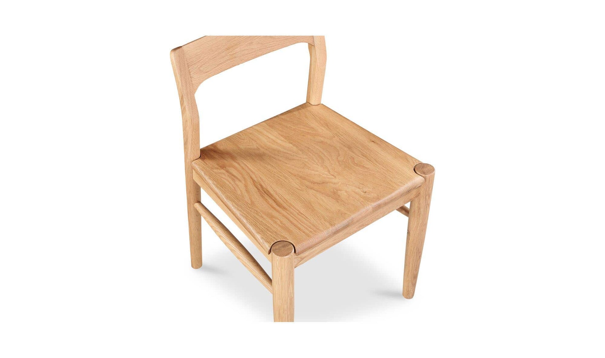 Owing Dining Chair Natural Oak - Set Of Two by Moe's Home Collection - view 20