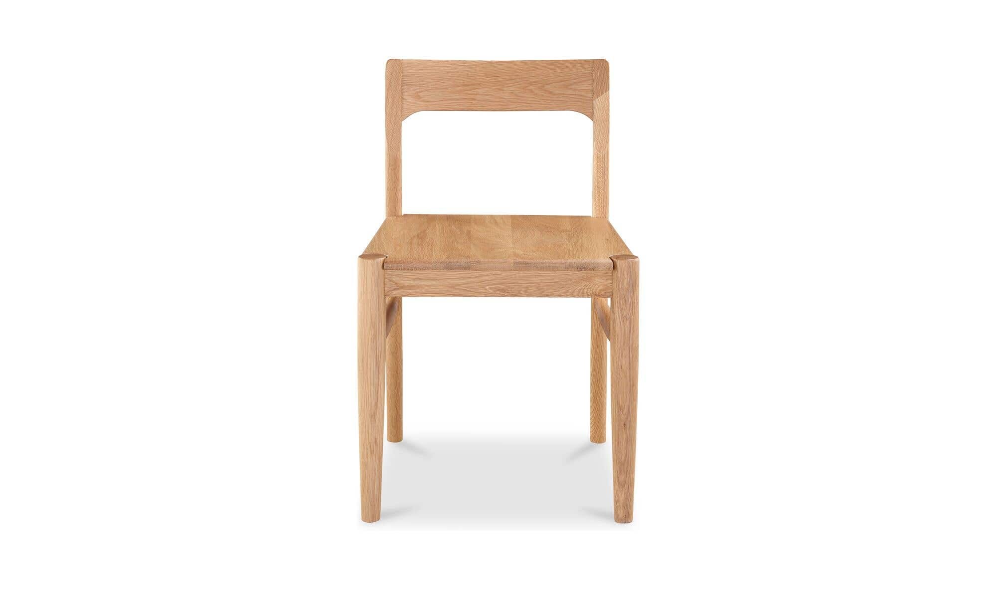 Owing Dining Chair Natural Oak - Set Of Two by Moe's Home Collection - view 16