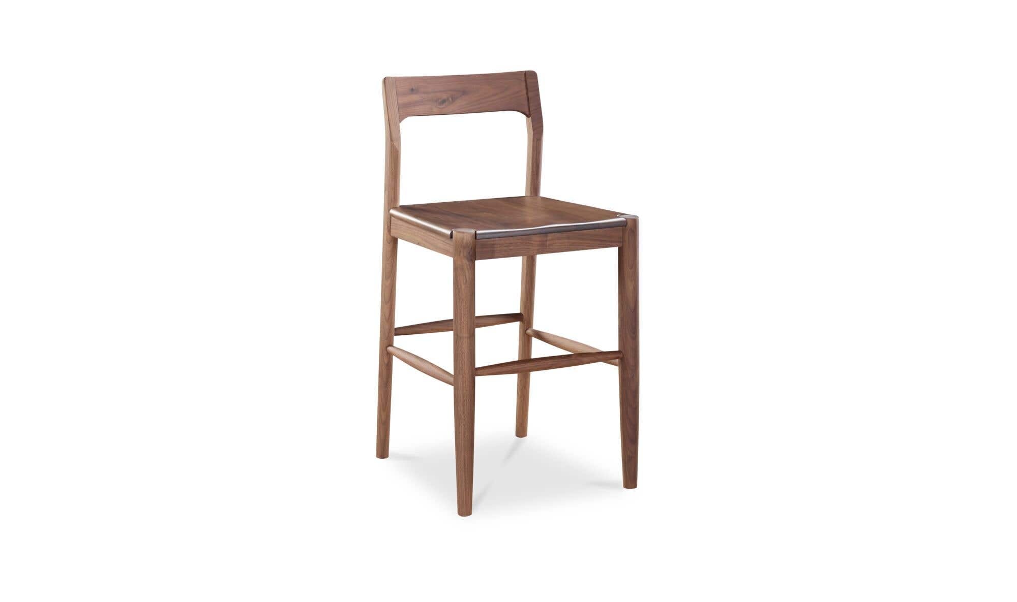 Owing Counter Stool Walnut Brown by Moe's Home Collection - view 13