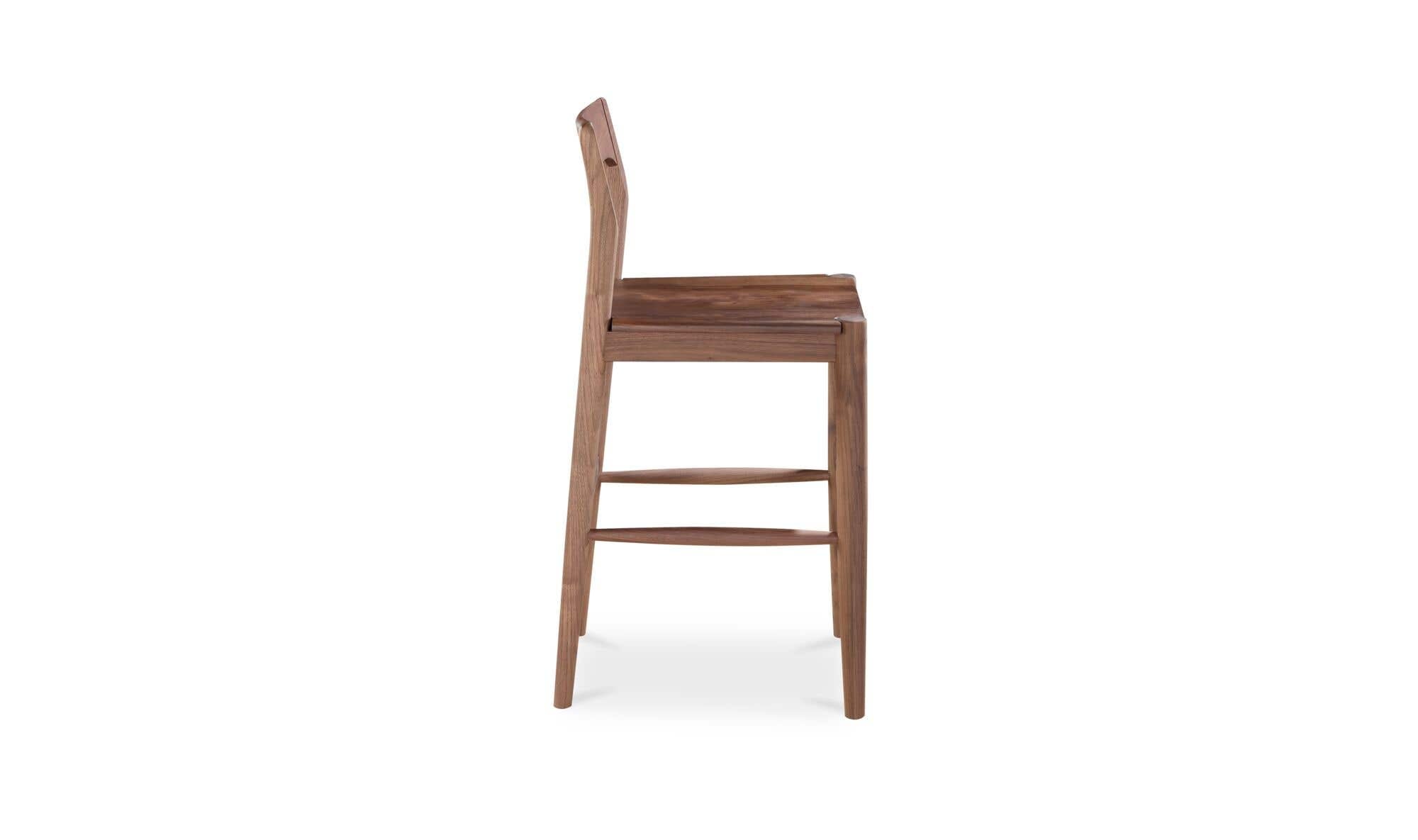 Owing Counter Stool Walnut Brown by Moe's Home Collection - view 14