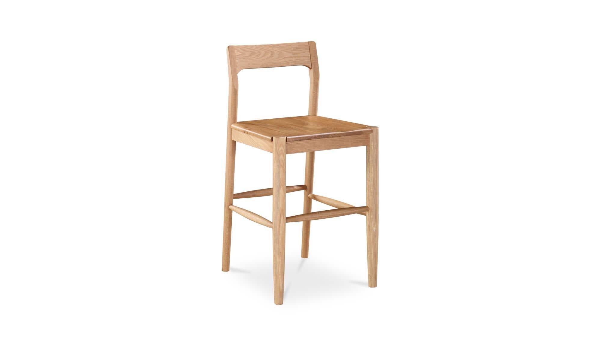 Owing Counter Stool Natural Oak by Moe's Home Collection - view 13