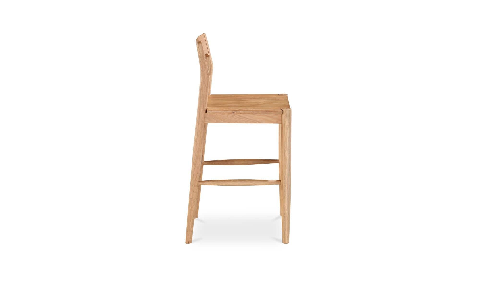 Owing Counter Stool Natural Oak by Moe's Home Collection - view 14