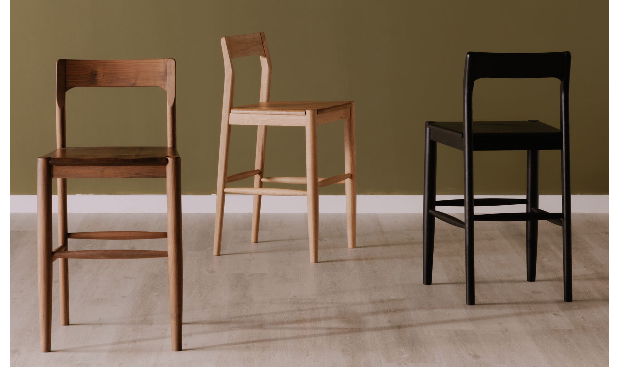 Owing Barstool Walnut Brown by Moe's Home Collection - view 10