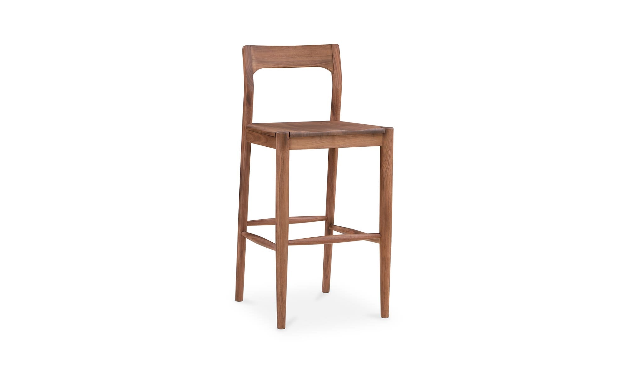 Owing Barstool Walnut Brown by Moe's Home Collection - view 13